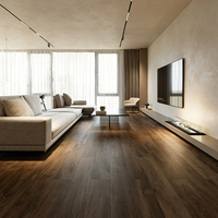 Carreaux de sol modernes pour patio, 200*1200mm, brun gris, aspect bois, antidérapants, en porcelaine antique, pour salle de bain intérieure