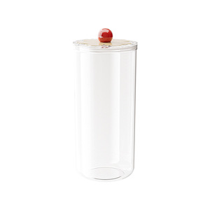 Contenedor Redondo Transparente para Almacenamiento de Alimentos de 900 ml, 1400 ml, 2000 ml, 2600 ml, con Tapa Hermética de Cierre a Presión para Granos, Bocadillos y Frutos Secos - Product Image 3