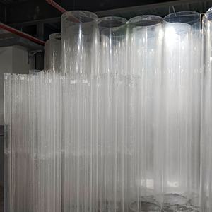 Şeffaf akrilik tüp ekstrüde OD18mm 10mm PMMA temizle Hollow boru düşük kesim mevcut aydınlatma abajur için adedi - Product Image 3