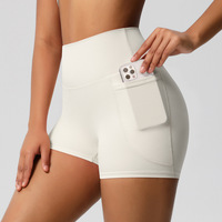 Short de Compression Sport femmes entraînement Yoga entraînement Gym course Ripstop Nylon Sport Shorts avec poches femmes vêtements de sport
