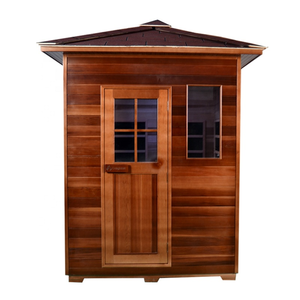 3 - 4 Person Solid <strong>Wood</strong> Canadian <strong>Cedar</strong> Outdoor Infrared Sauna <strong>for</strong> <strong>Sale</strong> - Product Image 5