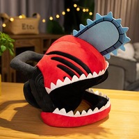 Peluche Personnage de Dessin Animé Electric Saw Man, Poupée Cos Pochita Dog Devil, Coussin pour Enfants, Utilisation Plage, Super Doux 100%