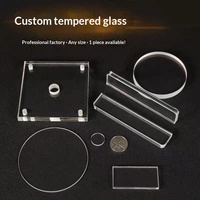 Vitre de visualisation circulaire personnalisée de petite taille, sérigraphiée, résistante aux hautes températures, en verre borosilicate de haute qualité