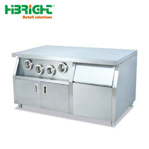 Equipo de Cocina Comercial HIGHBRIGHT, Mesa de Trabajo de Acero Inoxidable para Centro de Alimentos, Restaurantes, Logotipo Personalizable - Product Image 3