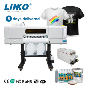 Imprimante numérique automatique 4 têtes I3200 à rouleau DTF 60cm Machine d'impression offset de T-shirt de film PET - Product Image 1