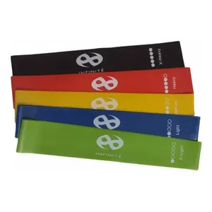 Mini bande Infinity If-SMB2 Set di fasce per esercizi Fitness e Yoga realizzate in lattice e Silicone - Product Image 6