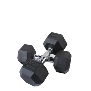 MDBuddy Haltère Hexagonal en Caoutchouc Poids d'Entraînement Commercial Revêtu de Caoutchouc Équipement de Musculation - Product Image 3