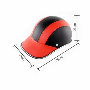 オートバイ用オープンフェイスヘルメットモーターサイクルバイククリケットクラシック乗馬ヘルメット野球帽スタイル