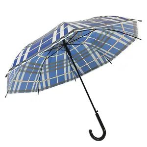 Ovida Fancy men' s advertising custom digital print strong unbreakable 23inch custom stick straight umbrella
