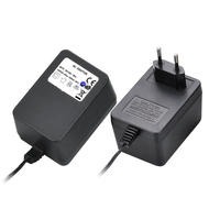 Adaptateur secteur linéaire avec sortie 9V 12V 24V Connexion enfichable en courant continu 500mA