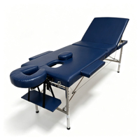 Table de massage pliable de 200 kg, style moderne, appui-tête amovible, hauteur réglable, idéale pour les salons de beauté