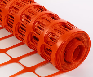 Barrière de sécurité temporaire pour clôture à neige orange 4 'x 100' avec matériau HDPE - Product Image 2