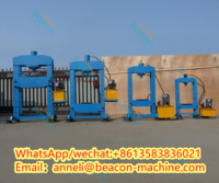 CE vente en gros 10T 12T manuel voiture Portable boutique presse pièces tampons presse hydraulique machine avec jauge