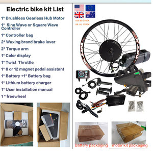 Halo Power 52V/48 2000W 60v 72V 8000w 3000W 5000W Electric bicycle Hub Motor E Bike Conversion Kit Lithium Battery Lcd for Ebike - Product Image 2