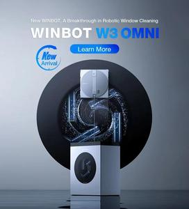 หุ่นยนต์ทำความสะอาดกระจกอัจฉริยะ WINBOT W3 OMNI พร้อมฐานล้างอัตโนมัติ ใช้พลังงานแบตเตอรี่แบบอัตโนมัติเต็มรูปแบบ - Product Image 1