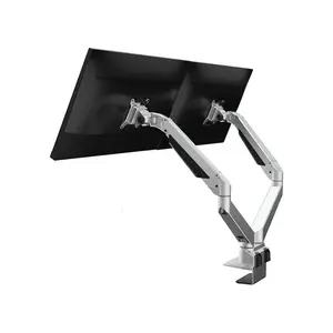 Adjustable Wholesale Dual Monitor Mount Flexible LCD Monitor Arm VESA Stand for Game Office Youth