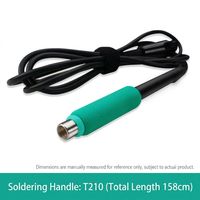 Estación de Soldadura Profesional T245 T210 T115 T470, Mango con Cable de Silicona de 6 Pines, Herramientas Resistentes al Calor para Soldadura de Precisión