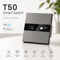 Interrupteur mural intelligent pour la maison connectée, panneau en marbre, Tuya WiFi Zigbee, prise sans fil, norme européenne, interrupteur d'éclairage