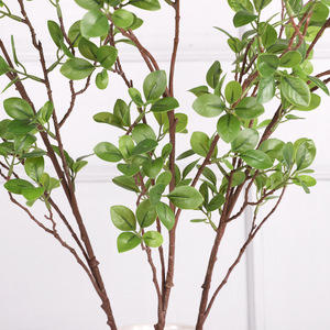 Hojas Artificiales de Milán de 100 cm de Altura, Simulación de Vegetación para Decoración de Sala de Estar, Paquete de una Sola Pieza - Product Image 2