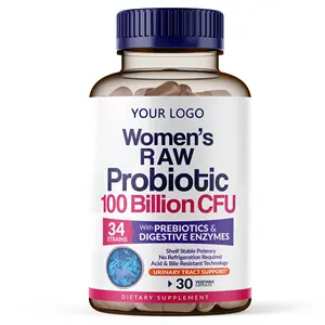 Capsule OEM Private Label Probiotic 100 miliardi 34 polveri probiotiche e prebiotiche probiotiche da donna