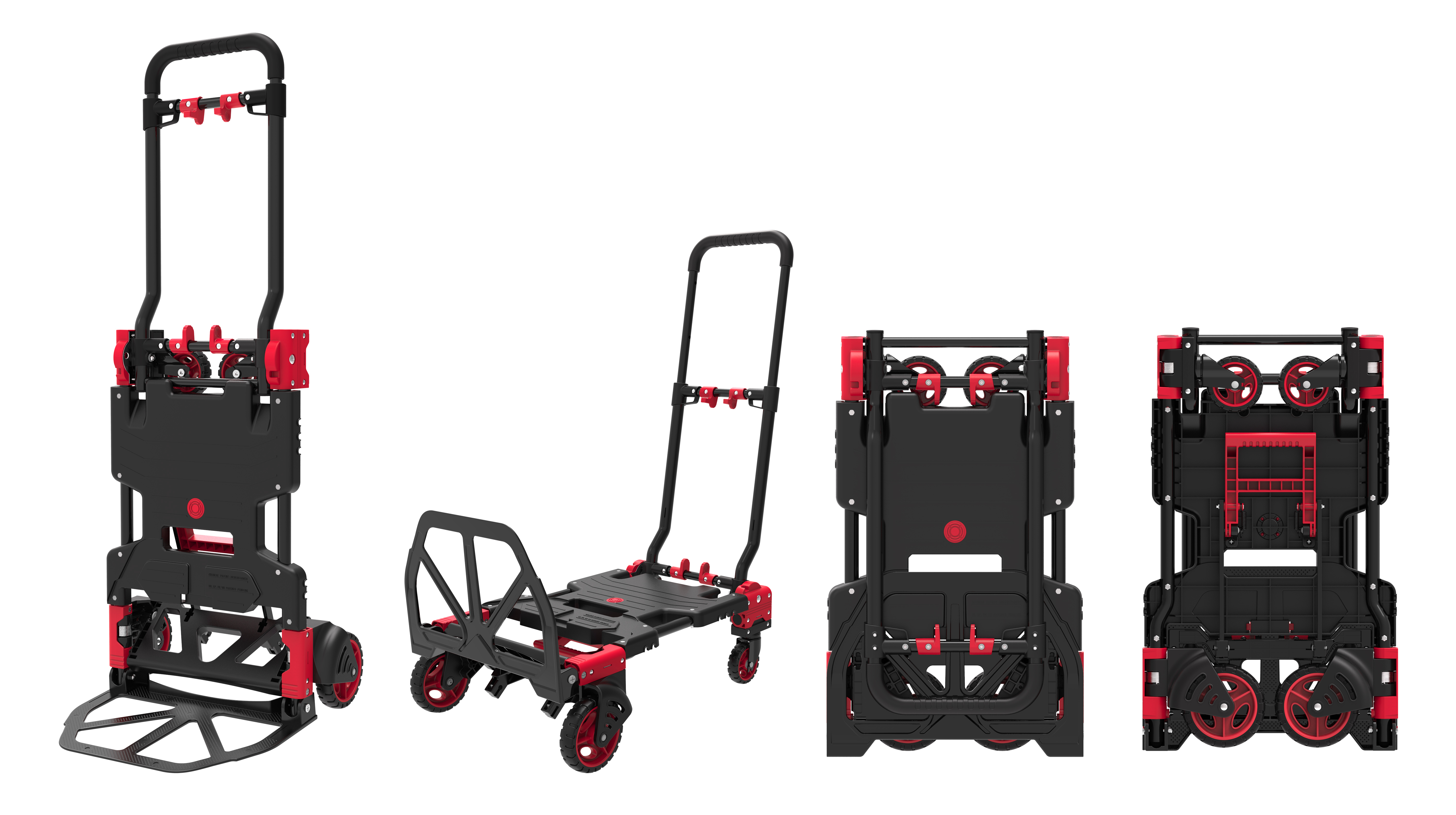 Hot Sell High Quality Convertible Platform Trucks Folding Platform Trolley Cart Hand Trolley