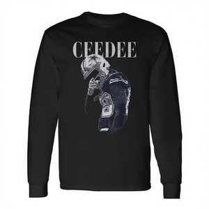 Camiseta de manga larga con gráfico vintage de los Cowboys de Ceedee, diseño retro estilo años 90 - Product Image 2