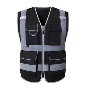Veste réfléchissante haute visibilité avec logo personnalisé pour hommes, veste de travail très vendue, gilet de sécurité - Product Image 1