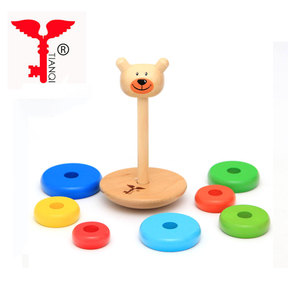 Nuevo diseño colorido educativo <span class=keywords><strong>de</strong></span> madera Torre pila <span class=keywords><strong>de</strong></span> juego para los niños - Product Image 3