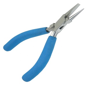 Pince à boucler ronde à nez plat Outils de bijouterie en boucle pour perles en fil Pince à boucler ronde et plate - Product Image 1