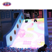 Projection colorée de glissière d'enfants d'interaction d'intérieur de Offre Spéciale pour le parc à thème de l'enfant