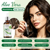 Prix d'usine – Kits de soins capillaires naturels à l'aloe vera : sérum hydratant, shampoing et après-shampoing