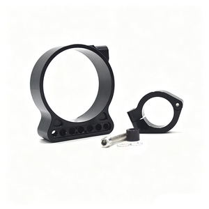 Soporte de montaje para medidor de velocidad CNC para motocicleta Harley Sportster XL, color negro cromado. - Product Image 4