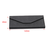 Étuis à lunettes pliables triangulaires personnalisés en gros avec logo, boîte d'emballage en cuir pour lunettes, étui à lunettes de soleil pliable pour hommes et femmes