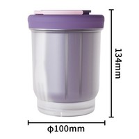 Boîte à lunch portable pour employés de bureau, double couche, avec drainage, pour salade de fruits, avec fourchette et cuillère, boîte à lunch hermétique pour pique-nique