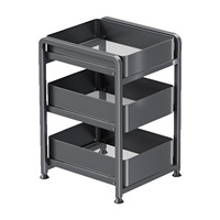 Organisateur de rangement coulissant robuste pour épices, tiroir de rangement sous armoire, pour cuisine et garde-manger, vente en gros, fabrication sur mesure OEM