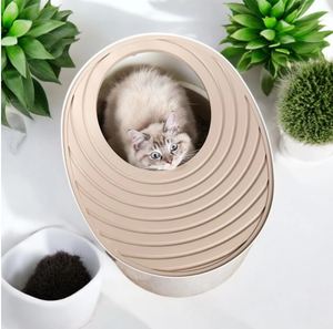 Bandeja para Arena de Gatos de 20L, Duradera, de ABS y PP, Fácil de Limpiar, Control de Olores, Gran Capacidad, Libre de Polvo, para Gatos - Product Image 3