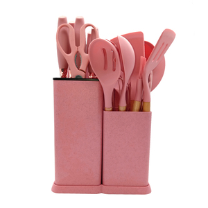 19 cái Đồ dùng nấu ăn thiết lập không dính Baking đồ dùng Bộ <span class=keywords><strong>Silicone</strong></span> dao kéo đồ dùng thiết lập - Product Image 6