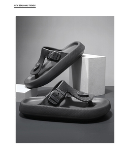 Vente en gros de tongs d'été à bout ouvert <span class=keywords><strong>pour</strong></span> femmes, tongs confortables et respirantes en EVA, pince-orteil transfrontalier <span class=keywords><strong>pour</strong></span> couples <span class=keywords><strong>pour</strong></span> pantoufles - Product Image 3