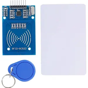 RFID Kit de RC522 módulo Lector RFID con S50 Tarjeta blanca y anillo de llave
