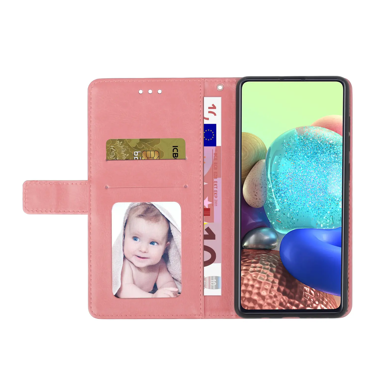 Case for LG Fold Mobile Phone Bags & Stand Card Holder Cover Leather Wallet Flip phone Case for LG K52 62 42 22 velvet 2 Pro