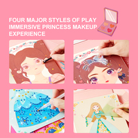 MIDEER Juego de Maquillaje y Disfraces 3 en 1, Juego de Disfraces Hecho a Mano - Juguetes de Maquillaje de Fantasía de Princesa
