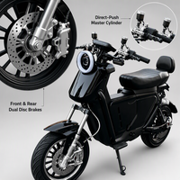 Moto tout-terrain électrique sans balais pour adultes, 2000W, 16 pouces, 48V 60V 72V, vente en gros OEM