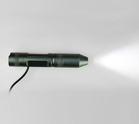 Endoscope ORL avec lentille anti-buée, étanche IPX6, 121 lumens, 5 heures d'autonomie de la batterie, en métal, pour le contrôle des oreilles, du nez et de la gorge des animaux de compagnie, petits animaux
