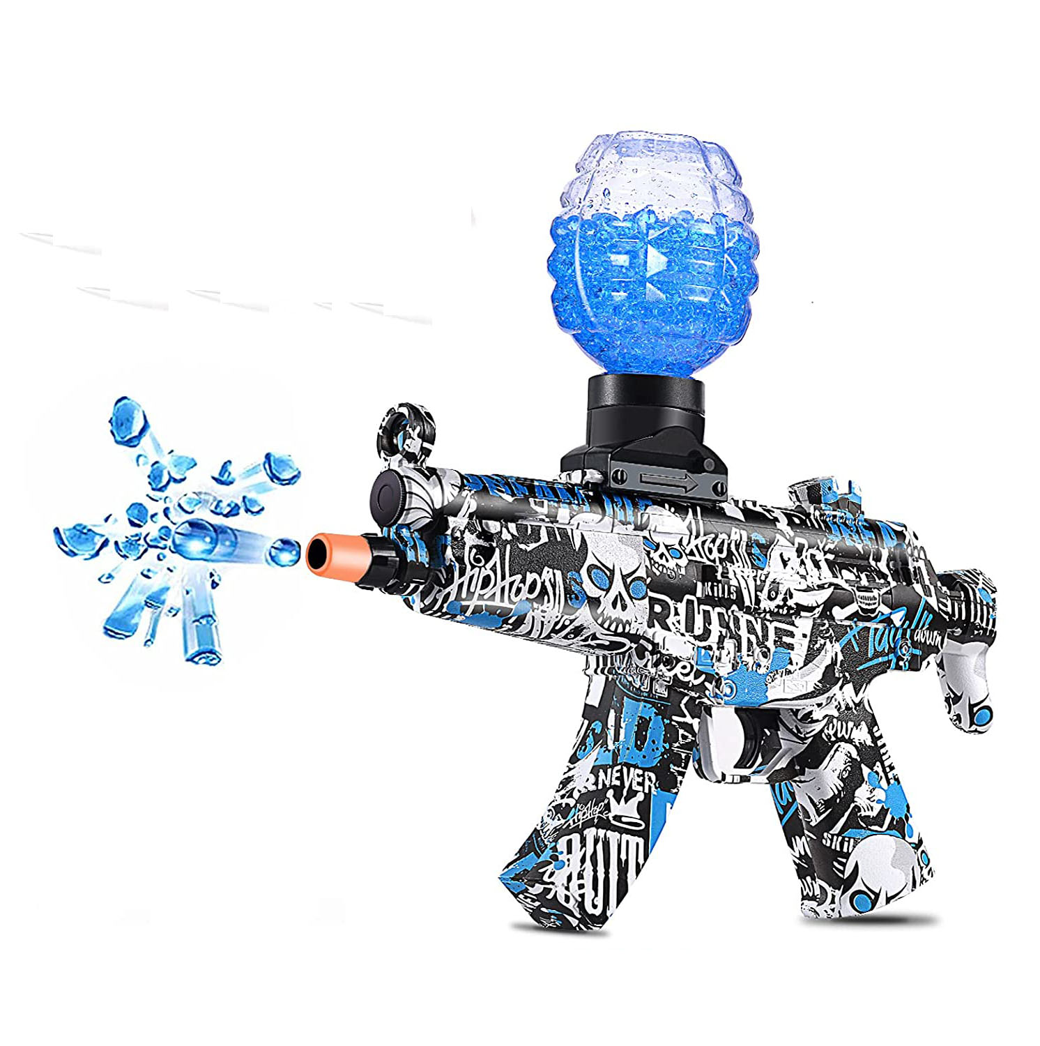 Электрический желатин Blaster игрушечный Gun-MP5 воздушно-вождения водопоглощающая Смола бусины с нетоксичными eco-friendly, биоразлагаемый gellets