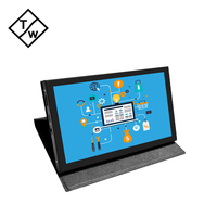 Nueva llegada Monitor de pantalla táctil Raspberry Pi de 7 pulgadas de tamaño pequeño con carcasa de metal
