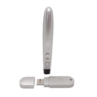 Stylo laser rouge/vert LP210, USB sans fil RF, pour le retournement de pages, l'enseignement au bureau, fonction lumière noire, alimenté par batterie, plug-and-play