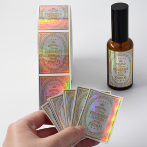 Étiquettes autocollantes transparentes en PET pour parfum, personnalisées avec estampage à chaud en feuille d'or, imperméables, pour le branding des flacons cosmétiques - Product Image 5