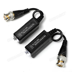 Accesorios de Videovigilancia CCTV HD - Baluns de un Solo Canal con Cable <span class=keywords><strong>Pigtail</strong></span> para CAT5 CAT6 (VB102PH-3A) - Product Image 2