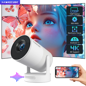 โปรเจคเตอร์พกพา MAGCUBIC HY300Ultra สำหรับใช้ในบ้าน ระบบ Android 14 รองรับ WIFI6 โปรเจคเตอร์สำนักงาน ความละเอียด 720P รองรับการแสดงผล 8K - Product Image 1