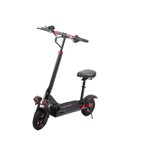 Trottinette électrique 15 Ah avec siège pour adulte, pneus tout-terrain de 10 pouces, idéale pour les trajets urbains - Entrepôt USA